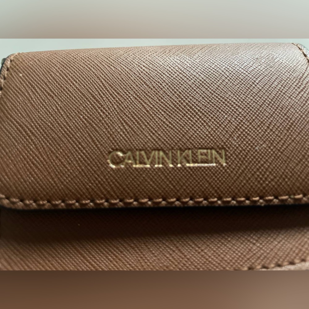 Calvin Klein Tan Leather Wallet - Picture 2 of 5